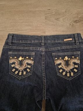 NWOT Rico Jeans Premium Bling Boho Western Skinny Jeans